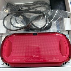 SONY PS Vita Console PCH-1000 WiFi Model Cosmic Red with Box Tested