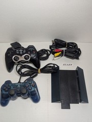SONY PS2 SCPH-37000 Ocean Blue Console System with Original controller Tested