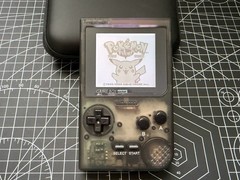 Nintendo Game Boy Pocket GBP Mod Backlight W/ New Shell Glass Lens – Smoky Black