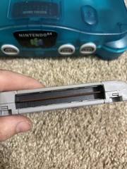 Region Free Nintendo 64 Blue Console w/ 2 Controllers, Expansion Pack ,and Game