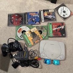 Sony Playstation 1 PS One SCPH-101 Slim PS1 Console Bundle System Tested