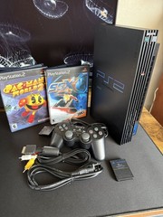 Sony PS2 Console Bundle SCPH-30001 w/2Games, 1 Cntrlr, 8MB MC, Cables – Tested!
