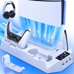 PS5/Slim/Pro Cooling Station for PS5 Console Disc/Digital Edition