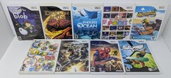 Nintendo Wii White Console GameCube Compatible Bundle w/ 10 Games – Tested!