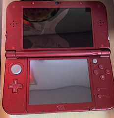 Nintendo New 3DS LL XL Console Metallic Red Japan Region Locked Parts 0241
