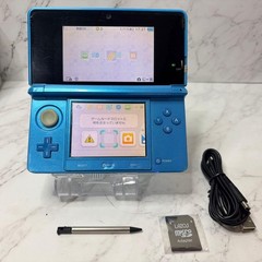 Nintendo 3DS Console Aqua Blue Handheld System NTSC-J Japan Used Working