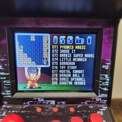 Retro Mini Arcade Machine ARCTIC WOLF Handheld 156 Classic VideoGames W-Battery