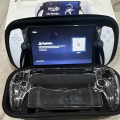 Sony PlayStation Portal PS5 Remote Player White/Black w/ Case + Shell