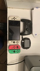 Nintendo Switch OLED White Red Green Joy-Con Pro Controller Wi-Fi HDMI USB-C