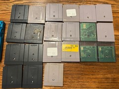 Nintendo Game Boy Color GBC Handheld Game Console – Teal Blue Mario Wario Lot
