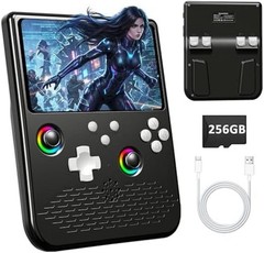 H5 Retro Gaming Console, 5.0 Inch IPS HD Screen Handheld Game Console, 256GB TF
