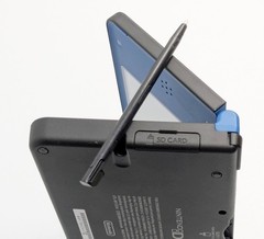 Nintendo DSi XL Works Damaged Screen NO BATTERY Midnight Blue AS IS For fix