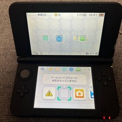 Nintendo 3DS LL Red x Black body with box 3DS body touch pen