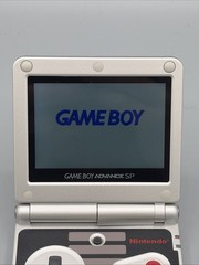 Nintendo Gameboy Advance SP GBA IPS V2 Backlit LCD Screen NES Shell +OEM Charger