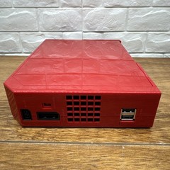 Nintendo Wii Gamecube Compatible Red Console RVL-001 Tested Works Console ONLY