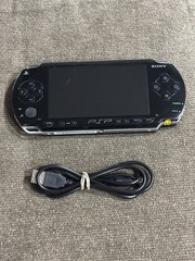 Sony PSP-1000 Black Console – Tested Working – Japanese- W/ USB Charger *READ*