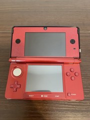 0340 Nintendo 3DS Flare Red Near Mint TESTED 400g