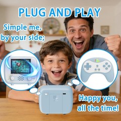 2.8” Portable Handheld Game Console – Play 220 Built-in Retro Games Anytime
