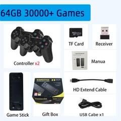 Latest X9 game stick 4k high-definition video game console S905X3 retro TV game