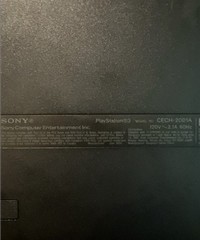 Sony PlayStation 3 PS3 Slim CECH-2001A 160GB Console Only Tested Working OEM