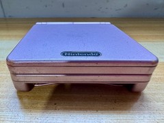 Nintendo Gameboy Advance SP AGS101 Pearl Pink Handheld w/ USB Cable & Battery