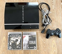 Sony Playstation 3 PS3 40 GB Fat Console Controller Medal of Honor CECHG01