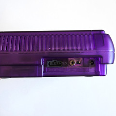 Nintendo Super Famicom Entertainment System 1CHIP-02 Transparent Purple Console
