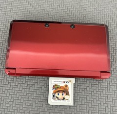 Nintendo 3DS XL Handheld Game Console Only RED-001 Red/IT WITHOUT CHARGER
