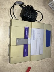 Super Nintendo SNES SNS-001 Console For Parts Or Repair AS IS