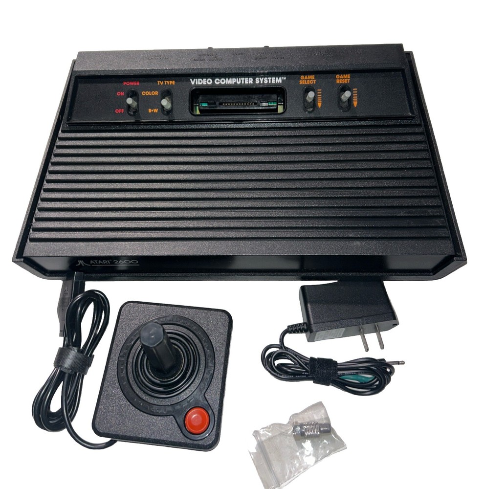 Atari 2600 Video Game Console – Black With 30 Day Warranty See Description ￼