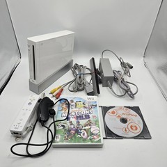 Nintendo Wii Console RVL-001 White Complete Bundle W/ Games Tested