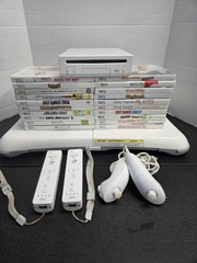 Nintendo Wii Console W/ 20 Games & More