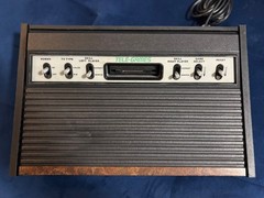 atari 2600 heavy sixer sunnyvale working w/ Asteroids and joysticks and wires