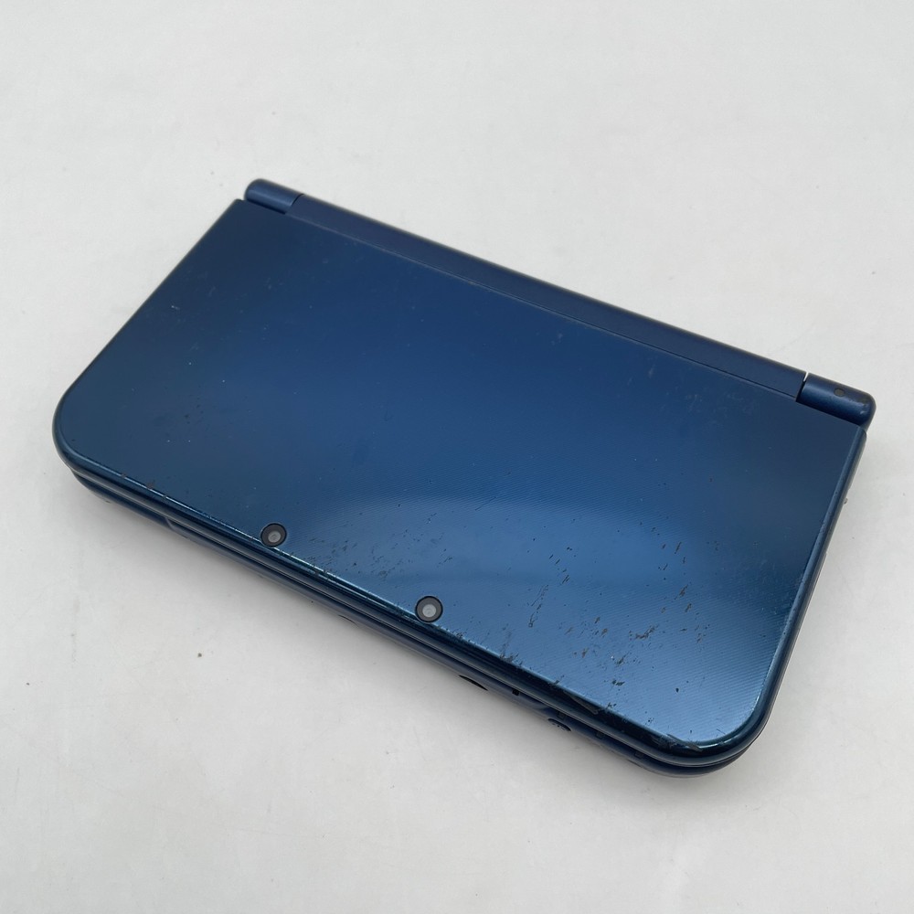 New Nintendo 3DS XL LL Metallic Blue Console Stylus Tested Japanese