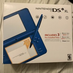 Nintendo DSi XL Handheld System – Midnight Blue COMPLETE IN BOX! LIKE NEW!