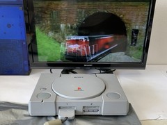 Sony PlayStation 1 SCPH-7000 PS1 Console Densha de GO! Japan **READ