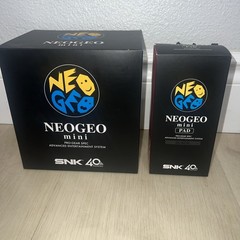 SNK NEO GEO Mini console Classic Arcade 40 Games included + New Mini Pad