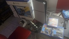 Sony PS5 Slim Digital Edition 1TB Fortnite Bundle 4K HDR White CFI-2015B