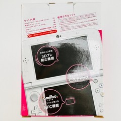 [TOP MINT] Nintendo NEW 3DS LL XL Pink x White Handheld Console From Japan w/pen