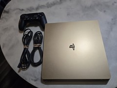 Sony Ps4 Slim Gold 1 Tb and 15 games