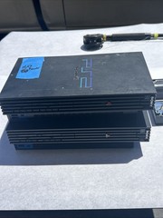 Sony PlayStation 2 PS2 Fat Console Lot SCPH‑30001 39001 W Adapters Defective