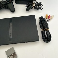 Sony PlayStation 2 PS2 Slim – SCPH-70012 – Console,controller & Cords – Tested