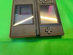 Nintendo DS Lite Crimson Handheld System Red/Black no Charger a007