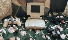 Sony PS One Playstation Slim PS1 Console SCPH-101 w/LCD Screen TESTED NO ISSUES