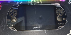 Sony PS Vita PCH-1101 OLED 3G Wi-Fi Handheld Console Black Tested + Charger 32GB