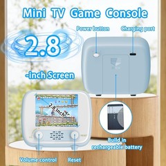 2.8” Portable Handheld Game Console – Play 220 Built-in Retro Games Anytime