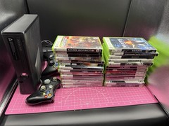 Microsoft Xbox 360 S 4GB Black Console Xbox 360 Controller And Games Lot