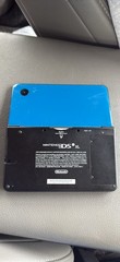 Nintendo DSi XL Blue/Black Handheld Console w/ Mario Party DS Cartridge