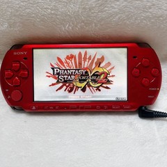 Sony PSP-3000 Radiant Red Handheld Console, Tested, No Major Damage