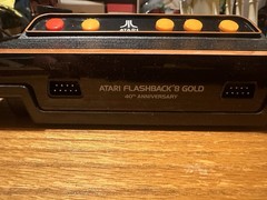 Atari Flashback 8 Gold 40th Anniversary HDMI 720p Console w/ Wired Controllers